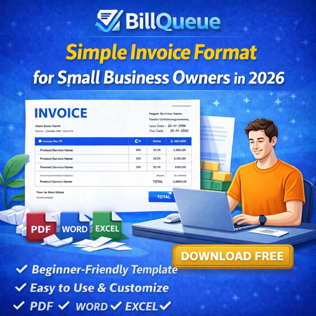 Simple Invoice Format for Small Business Owners in 2026